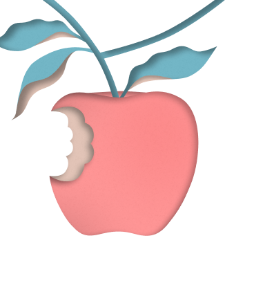 image of a bitten apple